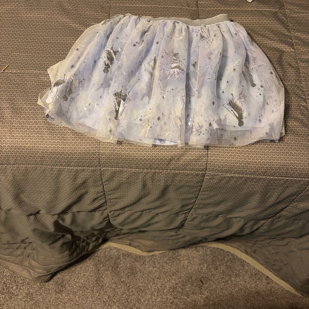 Blue and silver Disney frozen skirt - Girls 6x